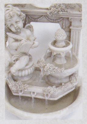 エンジェル 天使の花瓶 エンゼル（天使）と噴水シリーズ・水瓶と天使: 花のケーキ皿